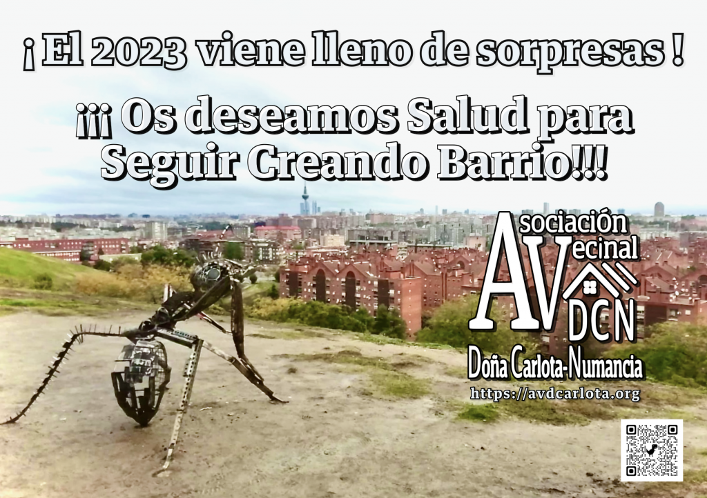 Feliz 2023 Asociación Vecinal Doña carlota/Numancia