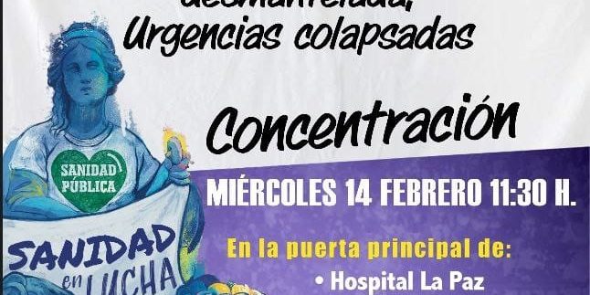 Concentración hospitales 14 febrero 2024